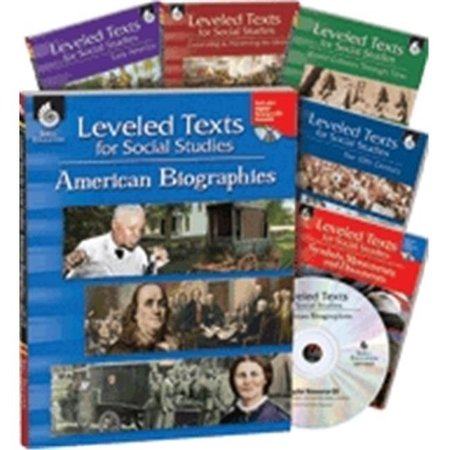 SHELL EDUCATION Shell Education 51070 Leveled Texts For Social Studies; 6-Book Set 51070